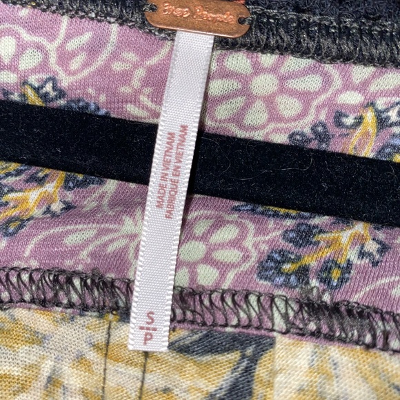 Free People leilani Shirt Black Combo - Picture 6 of 6